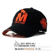帽子批发现货供应新款M狼9代韩国棒球帽鸭舌帽男女士时尚百搭帽子