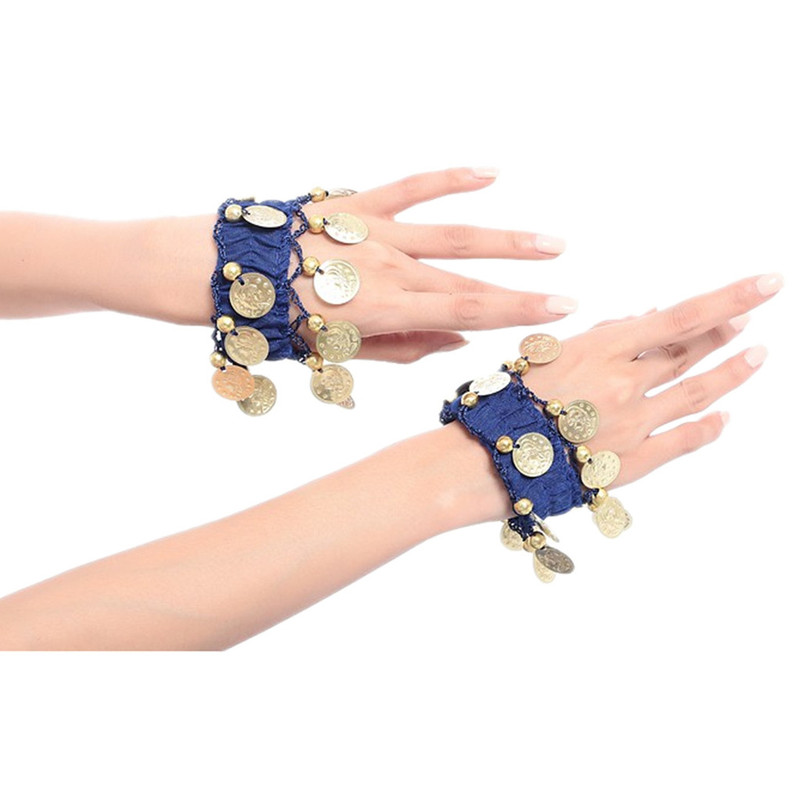 Yizi Belly Dance Costume Belly Dance Accessories Wholesale Solid Color Chiffon Bracelet