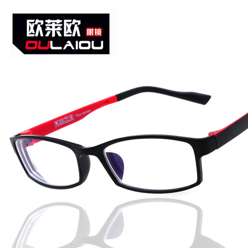 欧莱欧成品近视眼镜100-400度 厂家批发复古学生框架镜仿塑钢眼睛