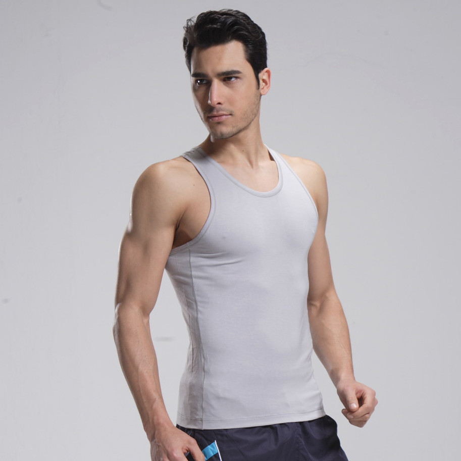 雅胜华 男式背心 无缝 紧身型 厂家直销 批发 质量好 有弹性|ms