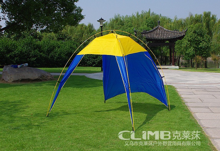 Kleiner export Japanese and Korean multi-person single-layer tent Outdoor Leisure Canopy fishing beach sunshade pergola
