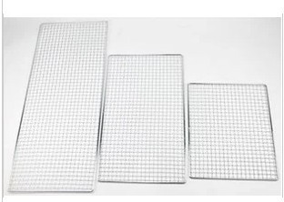 铁镀铬 加密烧烤网(正品加厚型） 大号 62*26CM 日式网