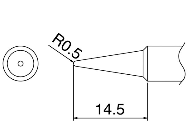 日本原装白光  T18-B   烙铁咀 烙铁头 烙铁嘴 用于FX-888