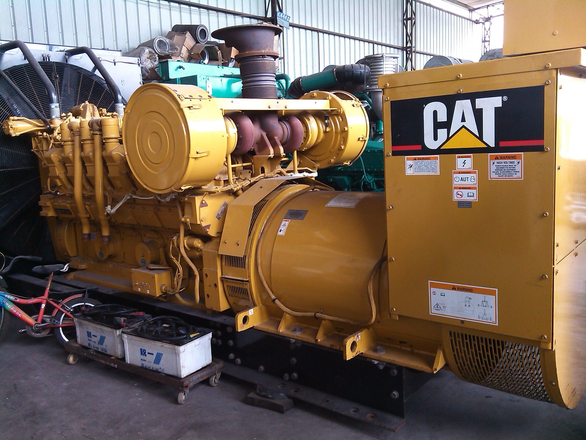 库存美国原装卡特彼勒3512/920kw二手发电机组/拆机配件/替代件