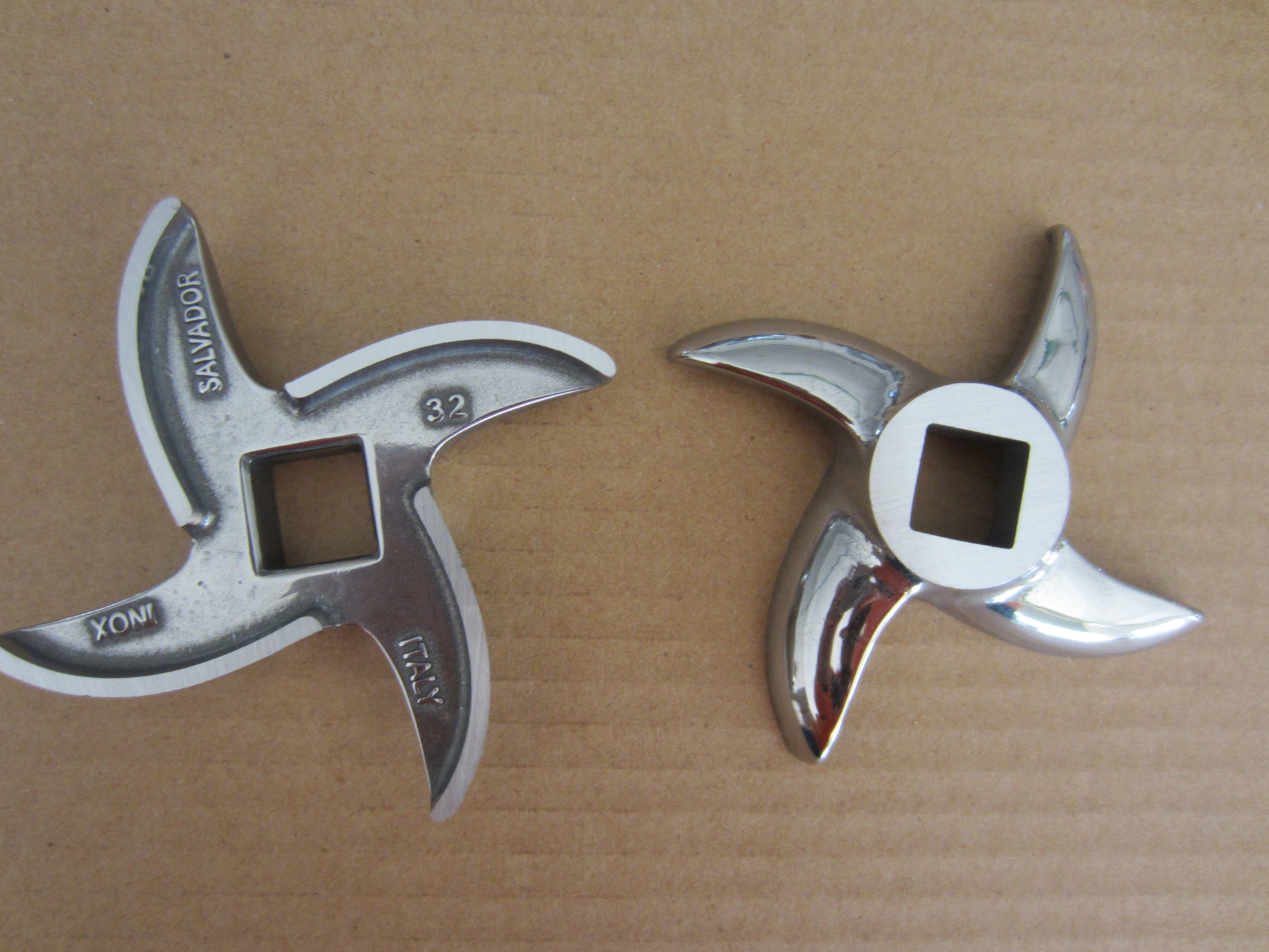 厂价销售不锈钢绞肉机配件 十字刀 绞肉机刀片 绞肉刀