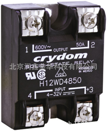供应Crydom继电器SSR15毫安32V90A 660V交流输出4针H12WD4890PG
