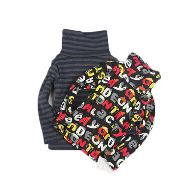 厂家批发童装 儿童加厚打底衫 不倒绒打底衫 高领 地摊货源 特价|ru