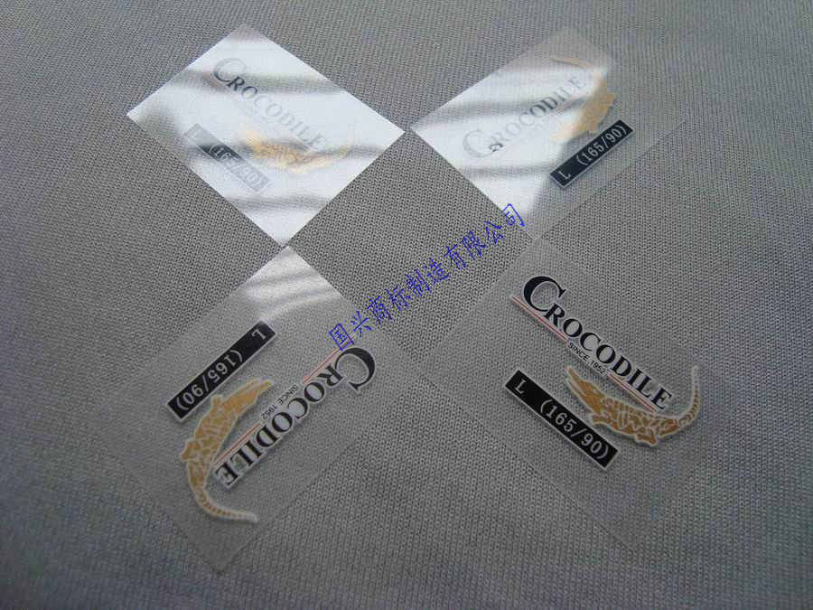 高州烫画厂专业订做耐洗水热转印烫标 不用车缝唛头t恤商标