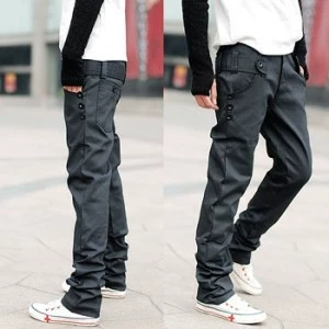Повседневные брюки Мужские длинные брюки Модные мужские брюки в стиле хип-хоп Мужские брюки Узкие брюки в Корейском стиле
