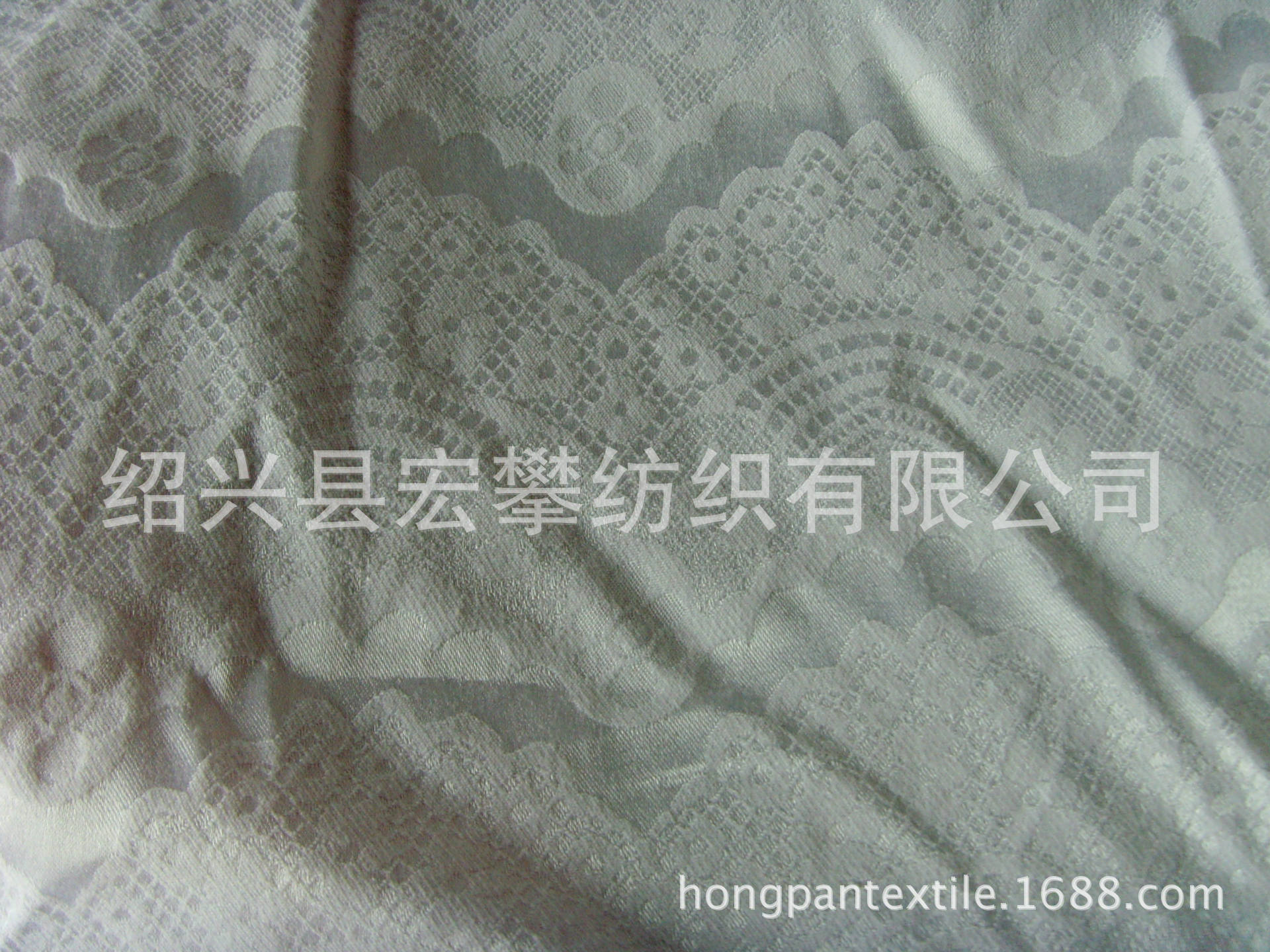 涤棉弹力贡缎大提花布睫毛提花面料