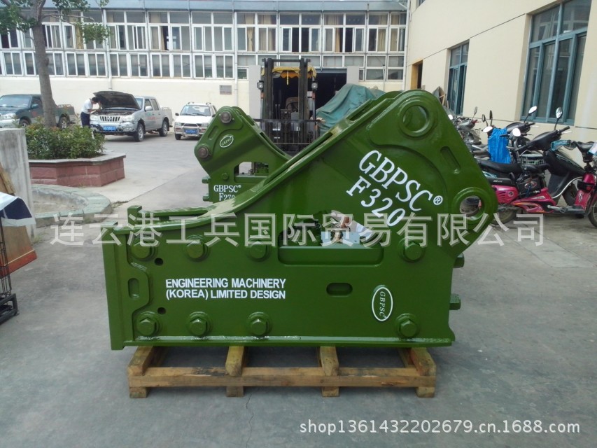 水山破碎锤 炮头 破碎器 工兵破碎锤F320钎杆155挖机33-40沃尔沃