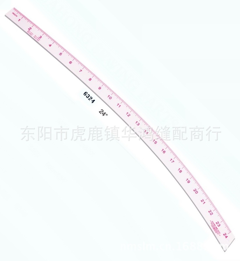 厂家直销 内置式服装尺 6324 袖臂尺   大刀尺  放码尺