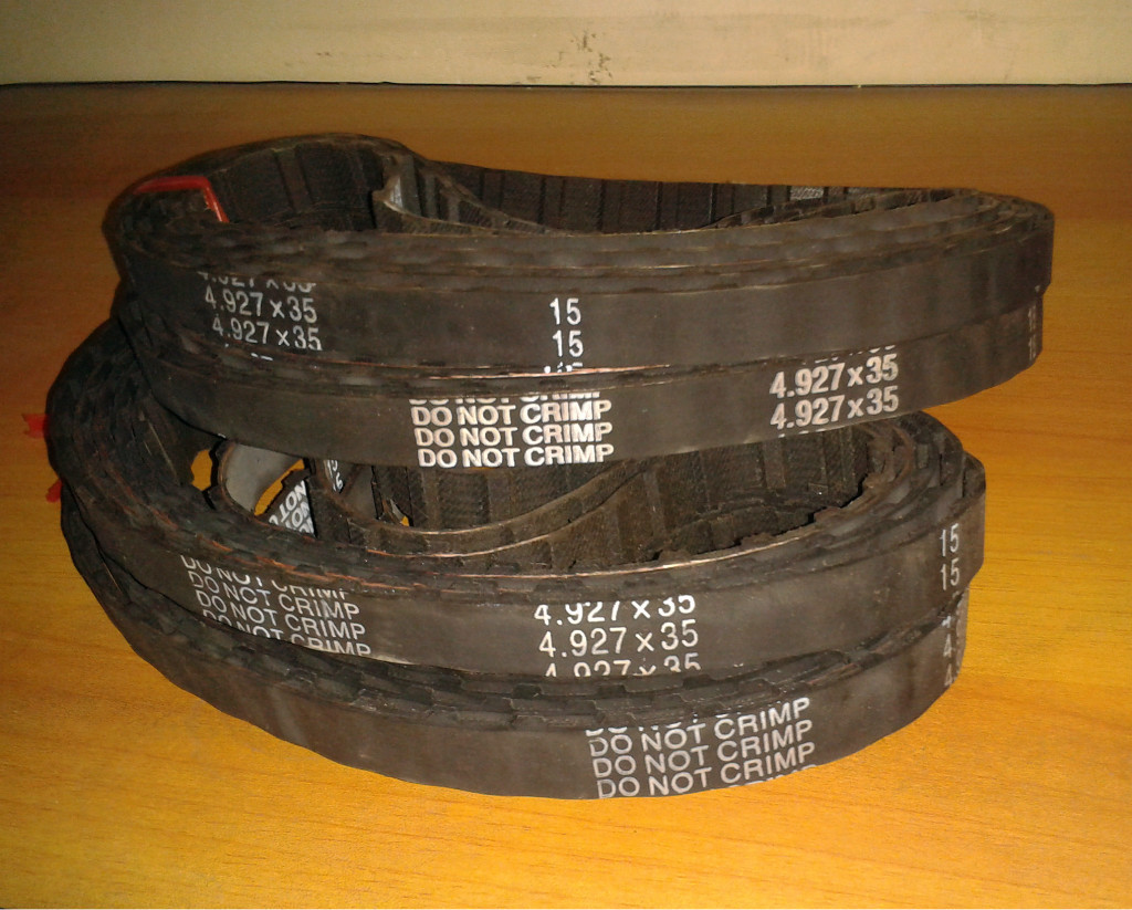 韩国日星缝纫机人字缝DPK-3同步带  35齿皮带 4.927*35