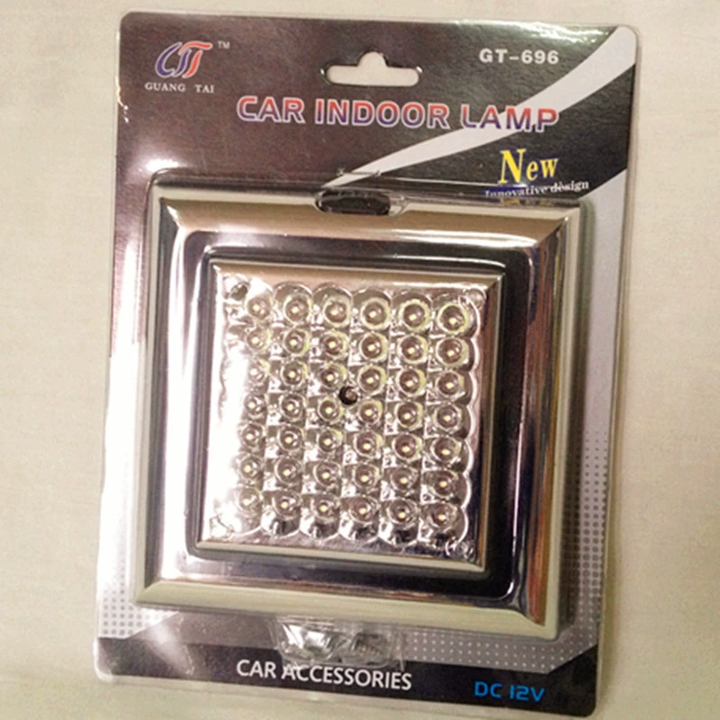 GT-696 12В светодиодный автомобильный свет на крыше 6*7 42LED автомобильный свет для чтения в помещении