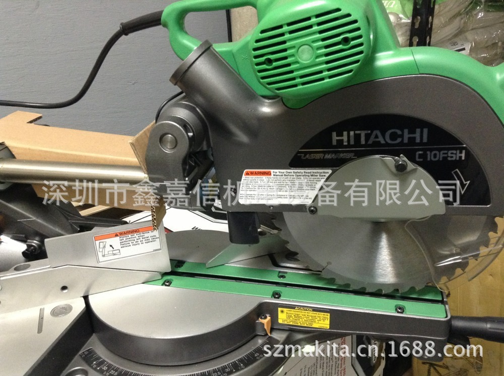 批发零售日本日立HITACHI拉杆式复合式斜口锯C10FSH