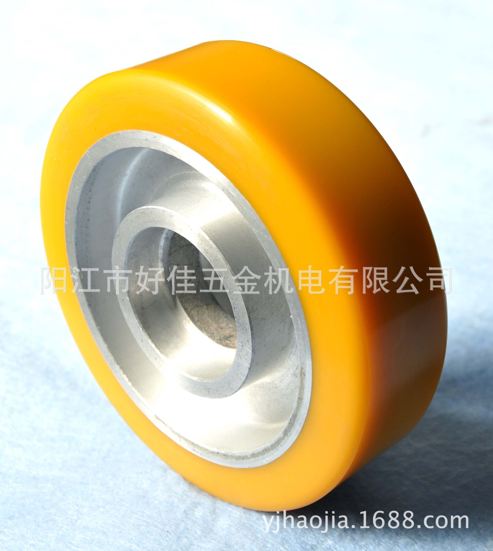 工厂直供150X45铝心加厚PU（聚氨酯）脚轮