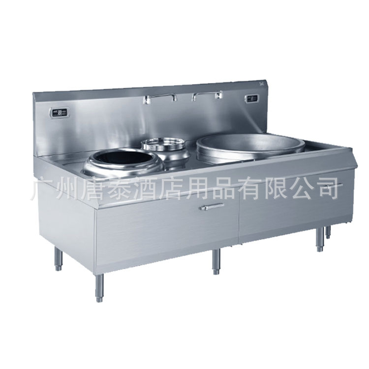 厂家生产商用厨房设备炒炉电磁炉DXC2008C-01大小炒炉