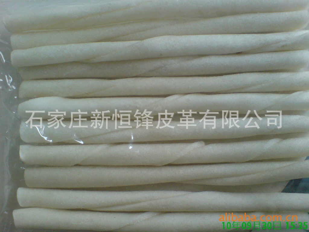 Заводская поставка воловьей кожи отбеленная кожа рулон ПЭТ закуски корм для домашних животных