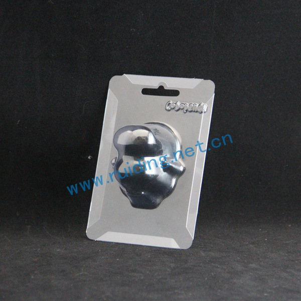 厂家供应头戴式电脑大耳机pvc包装盒，环保插卡pet胶盒定做