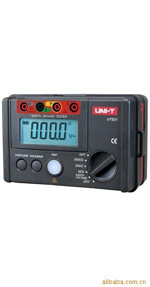 深圳优利德代理供应 UNI-T数字摇表UT521接地电阻测试仪