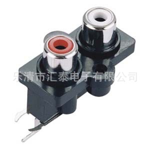 厂家直销供应RCA莲花座 AV同芯插座 AV2-8.4-7Y(图)