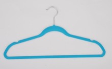 新款家用挂衣架 45CM植绒卧室宿舍晾晒衣架展示架挂钩收纳衣架