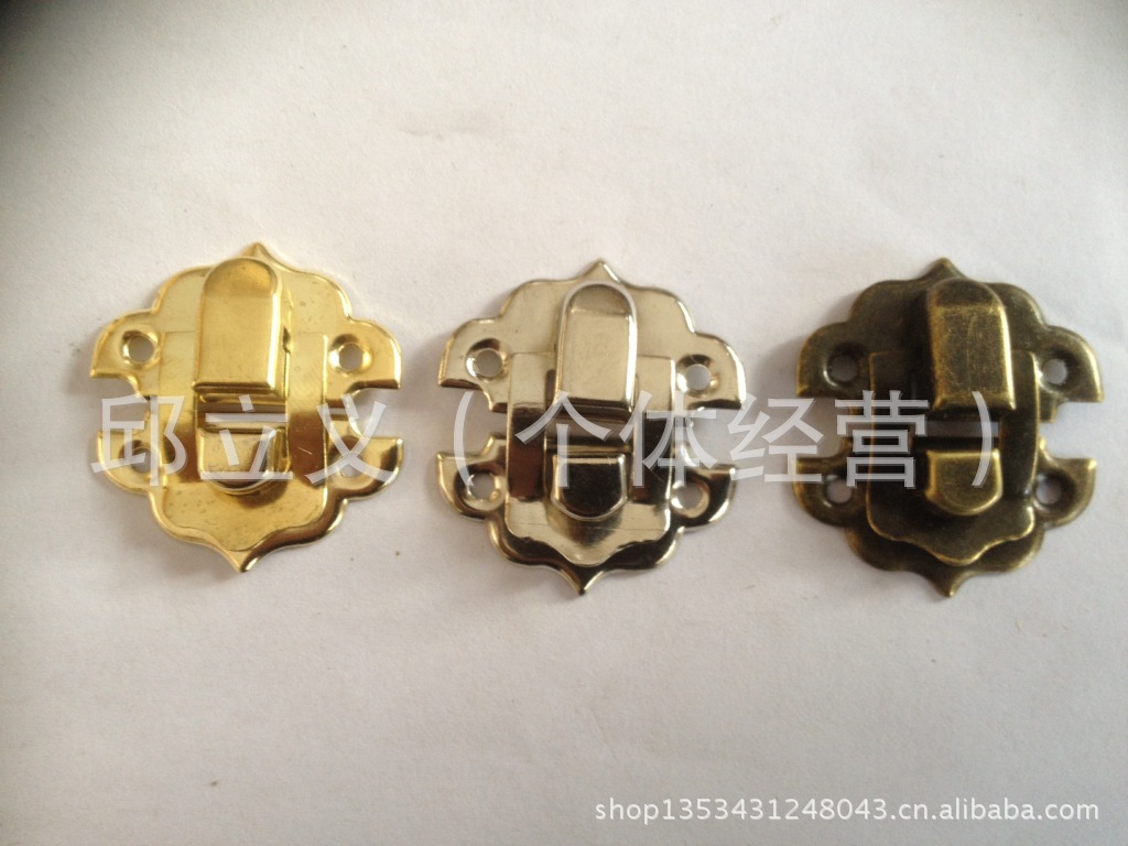 包装盒配件/木箱小扣/搭扣/铁皮扣/花扣/箱扣/盒扣