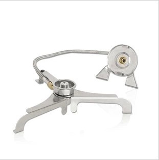 炉头气罐连接工具 三角转换头 通用分体式炉头气体转换器