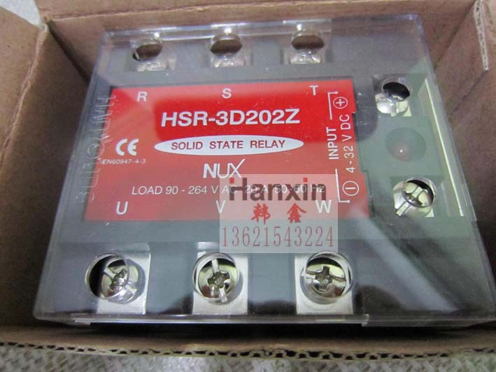 韩荣固态继电器HSR-3D302 HSR-3D402 HSR-3A302 HSR-3A402