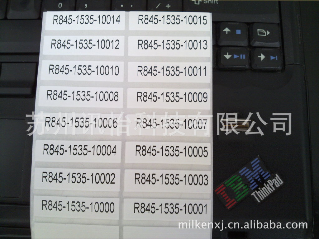 遂宁市冠豪太阳能系统集成商标模切彩印厂-SORLA PANEL抗老化铭牌