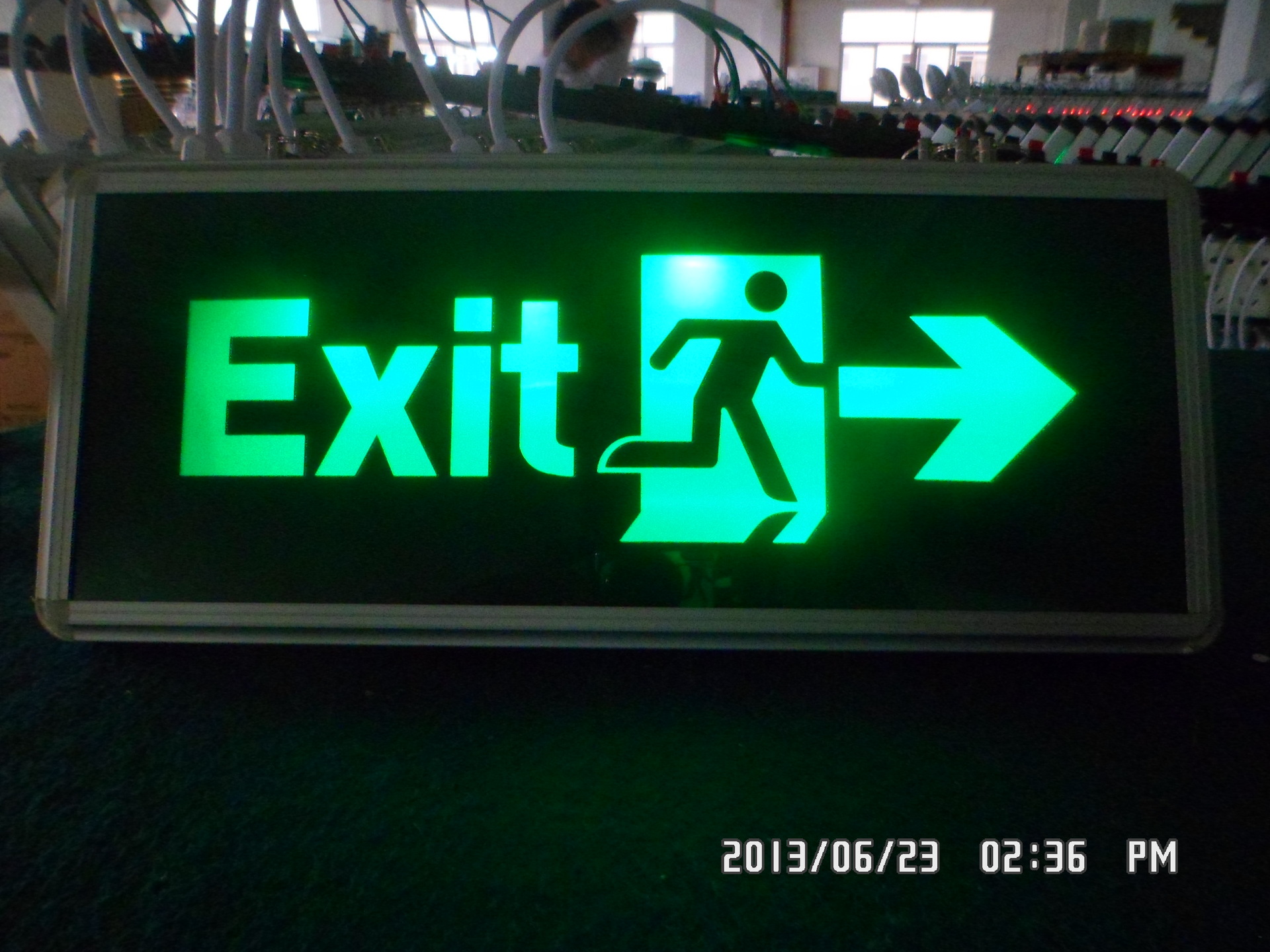 外贸出口优质消防应急标志灯 安全出口指示灯 EXIT SIGN-阿里巴巴