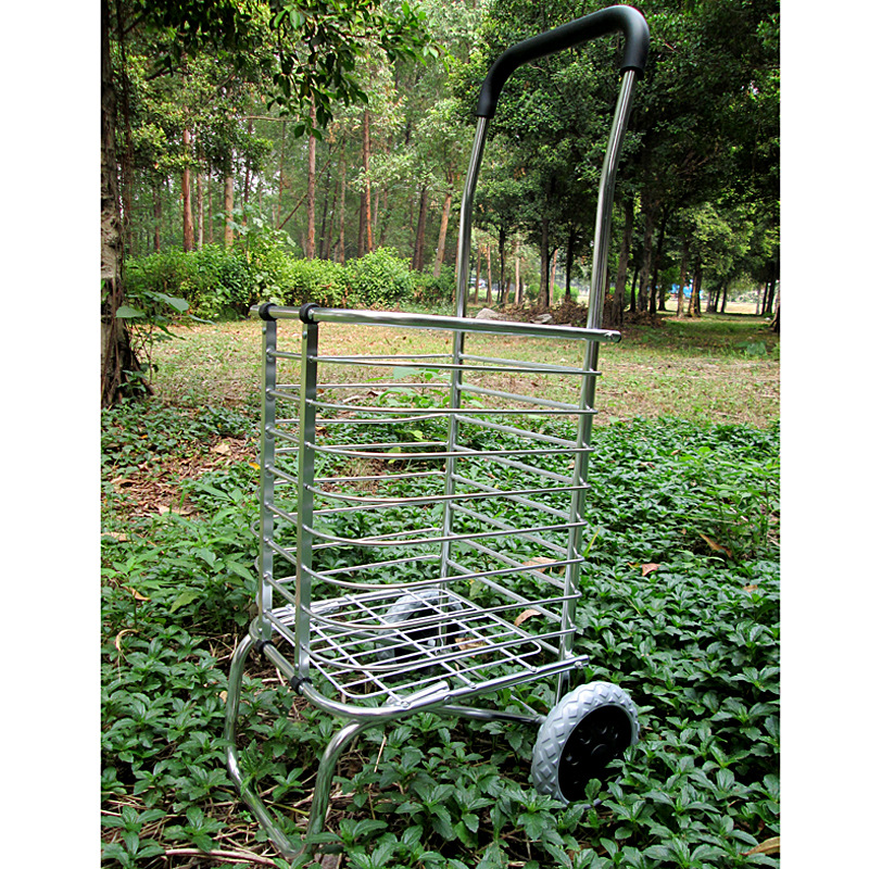 Guangdong Production 2 Portable Shopping cart light fold Shopping Cart pull rod stairs wheelbarrow Model 206