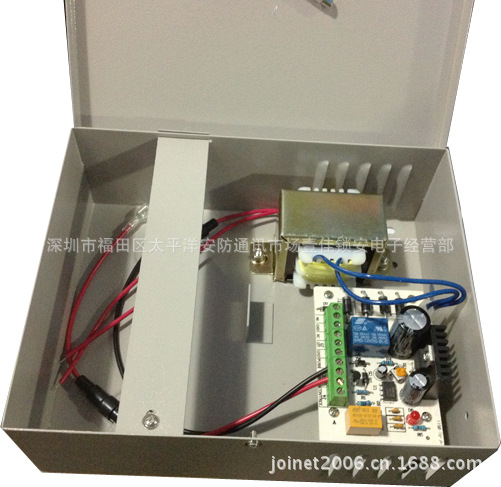 壹佳锁安门禁电源 电锁专用电源 门禁后备电源箱12V3A