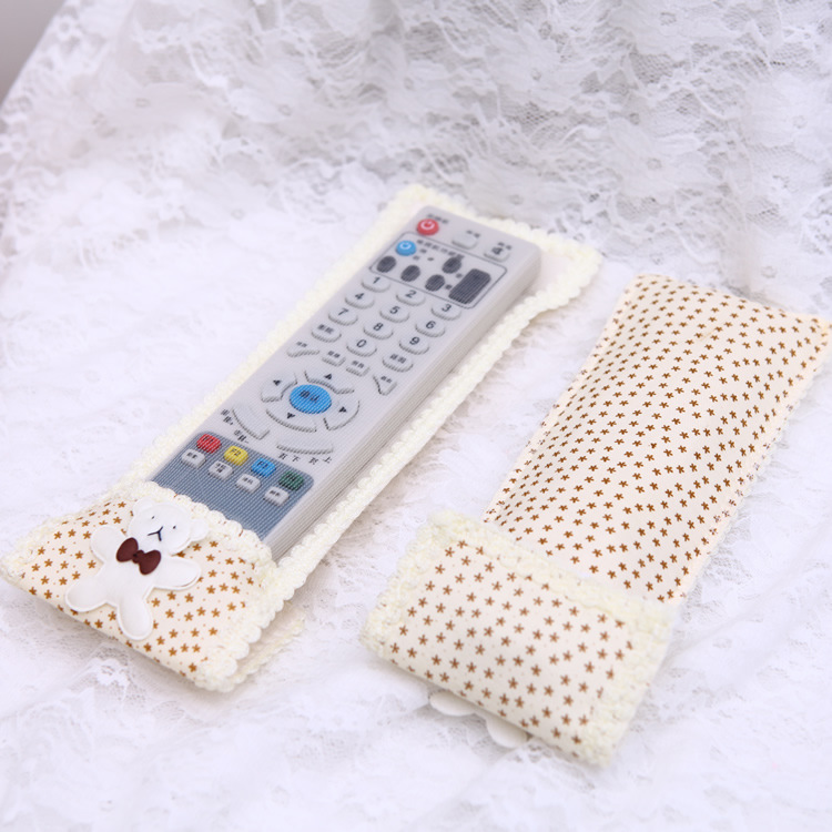 满天星米色遥控套细节1