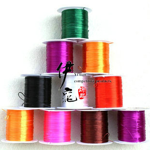 DIY饰品线 氨纶弹力线 串珠线 串手链配件材料 彩色扁弹力线