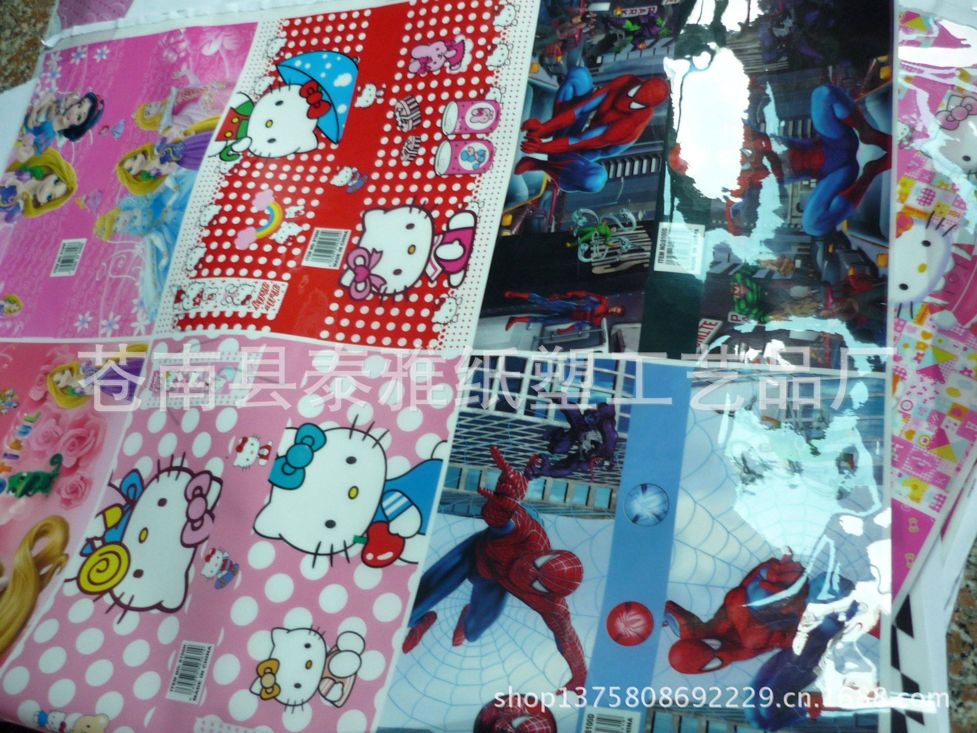 专业厂家制作pvc印花片 文具盒皮印刷   书包透明卡通图片
