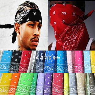 Хлопковый шарф, уличный платок в стиле хип-хоп, впитывает пот и запах, оптовые продажи