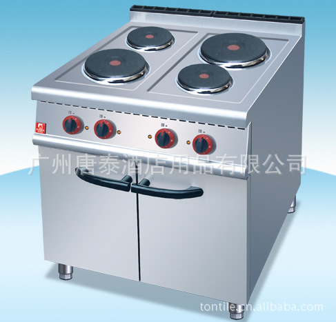 供应酒店用品ZH-TE-4四头电煮食炉连柜座