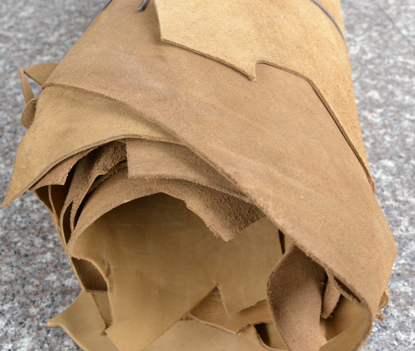 特价处理1.8-2.2mm厚头层磨砂皮 碎皮边角料 DIY手工皮料|ms