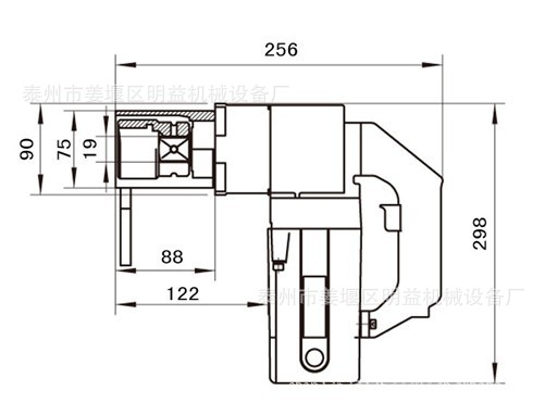 P1D-600定扭矩电动扳手，250-600N.m扭力调节电动定扭矩扳手终紧