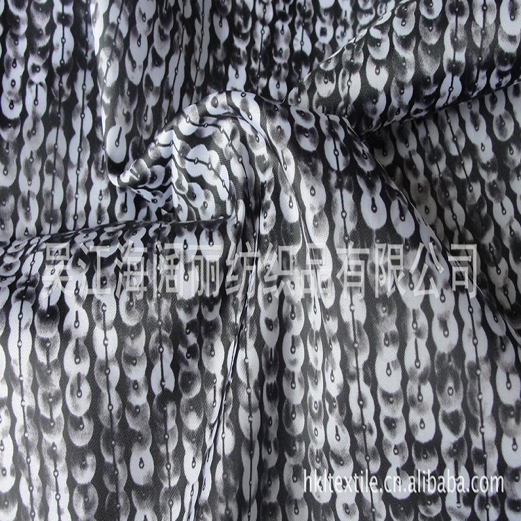 【灰色调印花】里布厂家210T灰色调印花里布里子布里料深色系里布