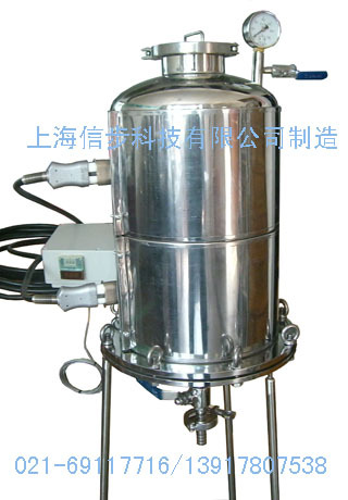 信步2018主推新品电保温过滤器，实验室加热保温过滤机