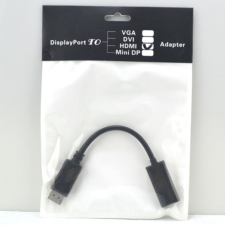 e宙DP转HDMI 转接线 displayport to hdmi 转换线 MINIDP转接线