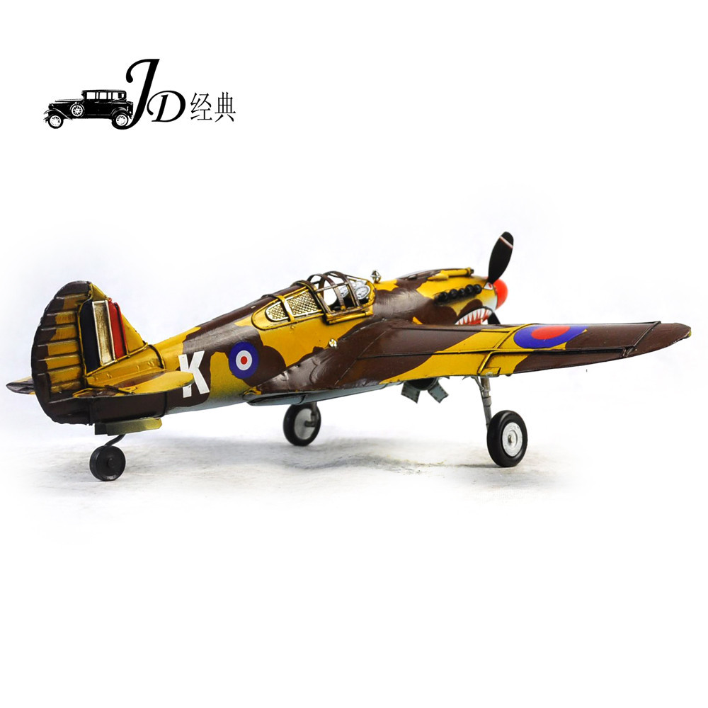 JLP472手工铁艺复古飞机