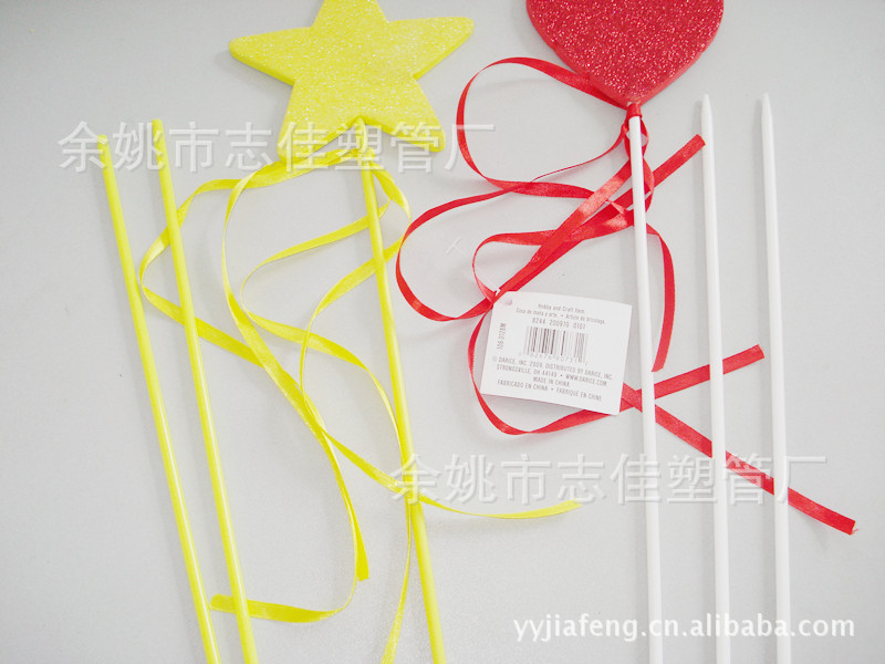 厂家供应PP许愿棒管硬管工艺品装饰节日礼品管