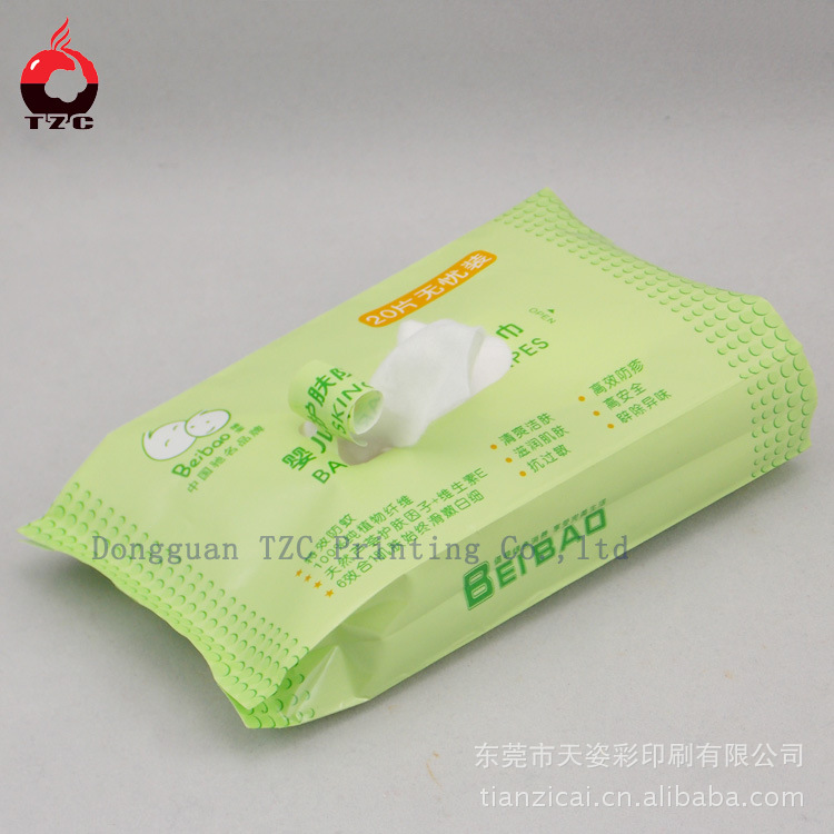 厂家销售湿巾包装袋 中封纸巾复合袋 塑料 湿巾包装袋 制作