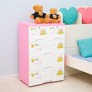 Ящик -тип хранения шкаф мульти -слойный шкаф пластиковый шкаф для приливного шкафа детская одежда для хранения игрушек 60615