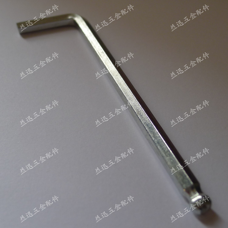 【五金配件】厂家/客定产品 供应各规格镀锌高强度带球六角扳手