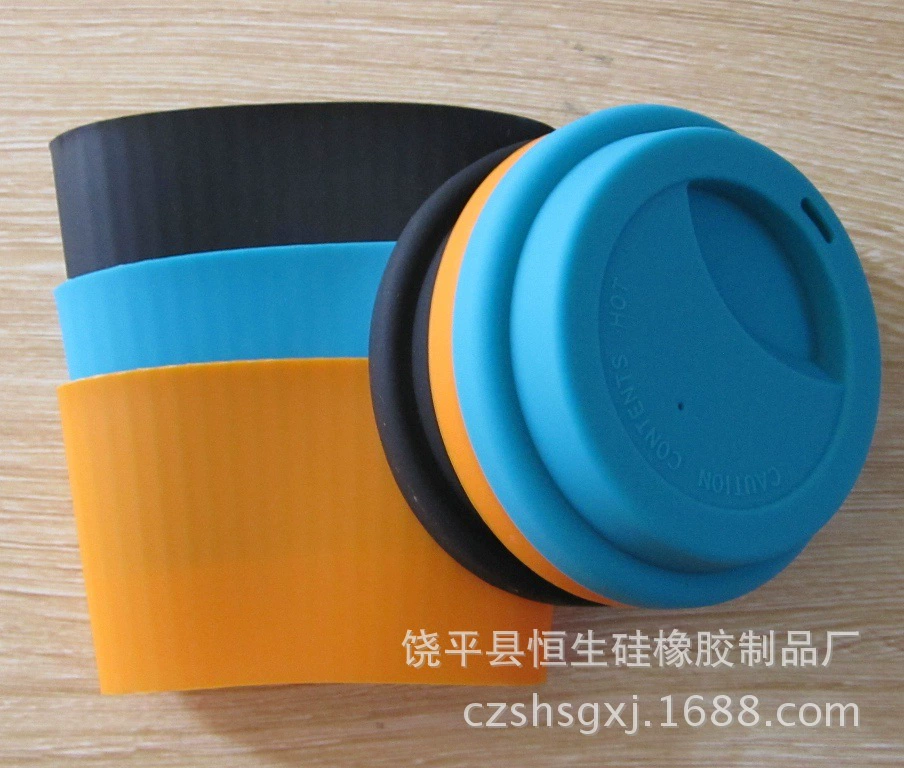 Ceramic silicone glass cover with glass, set