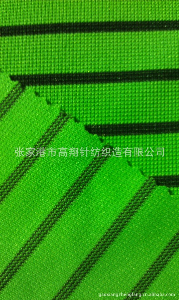 全涤彩条华夫格03